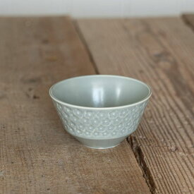 プレス・ド・フラワー 11cmご飯茶碗 マットグレー 日本製 美濃焼 洋食器 ごはん茶わん ご飯茶わん ご飯茶碗 ライスボウル