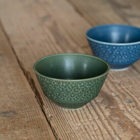 プレス・ド・フラワー 11cmご飯茶碗 マットグリーン 日本製 美濃焼 洋食器 ごはん茶わん ご飯茶わん ご飯茶碗 ライスボウル