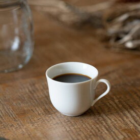 深山(miyama.) plue(プルー) デミタスカップ 白磁 【裏印あり】 日本製 美濃焼 洋食器 マグカップ ティーカップ コーヒーカップ