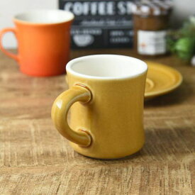 ワイルドヴィレッジ アンバー ダイナーカップ(高さ:8.6cm) 日本製 美濃焼 洋食器 マグカップ ティーカップ コーヒーカップ