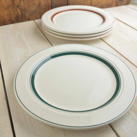 ワイルドヴィレッジ 27cmディナー皿 モスグリーン 日本製 美濃焼 洋食器 丸皿 丸プレート