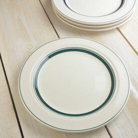 ワイルドヴィレッジ 25.5cmディナー皿 モスグリーン 日本製 美濃焼 洋食器 丸皿 丸プレート