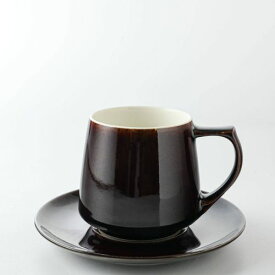 フィーヌ マグカップ&ソーサー ガーネット 日本製 美濃焼 洋食器 カップ＆ソーサー カップ・ソーサー カップアンドソーサー