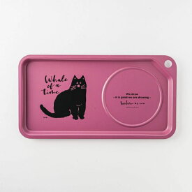 Wedraw by sea トレー ボルドー(猫) 日本製 洋食器 角皿 スクエアプレート 角プレート 四角皿