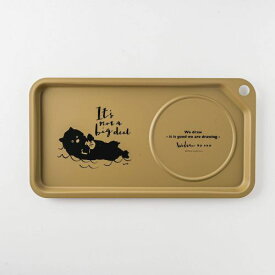 Wedraw by sea トレー ブラウン(ラッコ) 日本製 洋食器 角皿 スクエアプレート 角プレート 四角皿