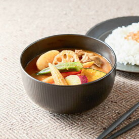 深山(miyama.) スープのカレー皿 スープボウル ブラック(ラッカ15.5cmボウル) 日本製 美濃焼 洋食器 ボウル 鉢