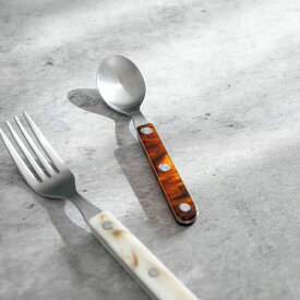Layer レイヤ ティースプーン brown 日本製 燕三条 洋食器
