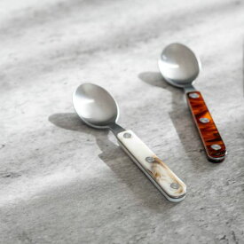 Layer レイヤ ティースプーン white 日本製 燕三条 洋食器