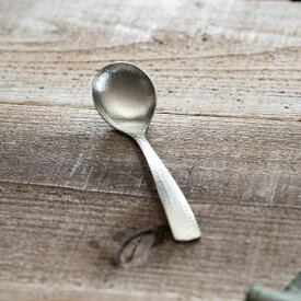 佐藤金属興業 SALUS なごみ槌目和風カトラリー おかゆスプーン 日本製 燕三条 和食器