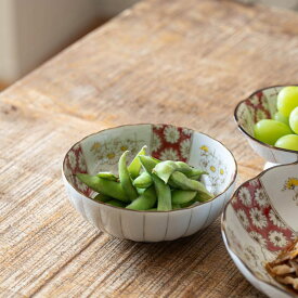 アワサカ ジャポニカ 菊花 45小鉢 14cm 日本製 美濃焼 和食器 ボウル 鉢