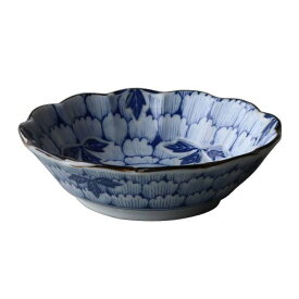 アワサカ 花万葉 アワソメ 小鉢 13cm 日本製 美濃焼 和食器 ボウル 鉢