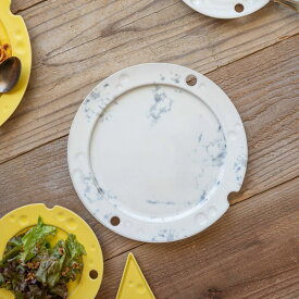 深山(miyama.) cheese-チーズ- 26cmプレート ブルーチーズ 日本製 美濃焼 洋食器 丸皿 丸プレート