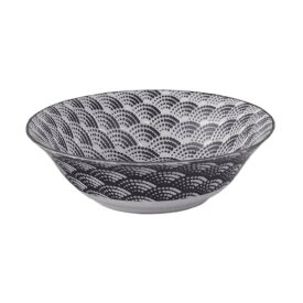 アワサカ コモン 青海波 ラージボウル 16.5cm 日本製 美濃焼 和食器 ボウル 鉢