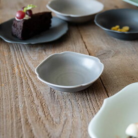 小田陶器 meimei-ware(メイメイ-ウェア) 12cm小鉢 隅入 薄灰 日本製 美濃焼 和食器 ボウル 鉢