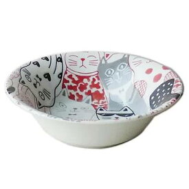 キャッツダウンタウンストーリー ラージボウル レッド 16.5cm 日本製 洋食器 ボウル 鉢