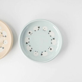 やさしい子守唄 17cmボウル ラウンドひつじ 水色 日本製 美濃焼 洋食器 ボウル 鉢