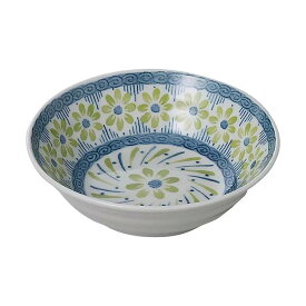 ポタリーフィールド グリーンフラワー スモールボウル 13.5cm 日本製 洋食器 ボウル 鉢
