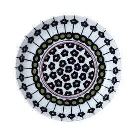 ポタリーフィールド ラインフラワー パン皿 15.5cm 日本製 洋食器 丸皿 丸プレート