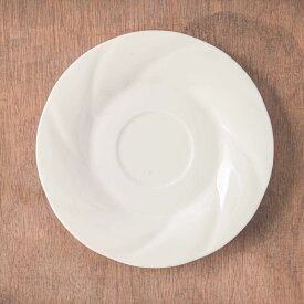 ボン・ティータイム 花形 H2 ソーサー 日本製 美濃焼 洋食器 丸皿 丸プレート