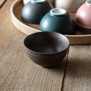 昔から日本に伝わる小紋柄を五角形の湯飲みに