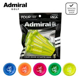 【正規販売店】[Admiral GOLF] TOUR TEE NEON ツアーティーネオン コラボ商品 4本パック ロングティー ユニセックス メンズ レディース ゴルフ ティー アドミラル ADMG6AT1 ヤマニゴルフ