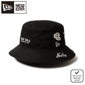 yK̔Xz[NEW ERA] [St] GF BUCKET01 ARCHIVE LOGO AO BLK nbg Xq Y St j[G 14669051 }jSt