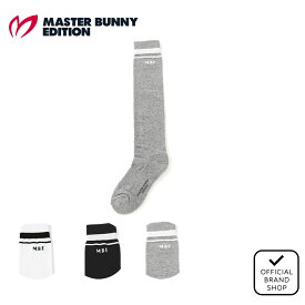 【正規販売店】[MASTER BUNNY EDITION] ラインハイソックス (LADIES) ゴルフ ソックス 靴下 マスターバニーエディション 758-6186306 MBMG60ZF ヤマニゴルフ