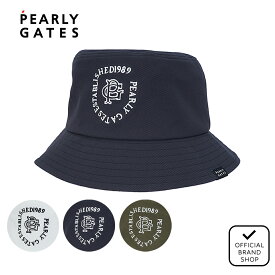 【正規販売店】[PEARLY GATES]ポリエステルツイルBASICハット (UNISEX) ハット 帽子 ユニセックス メンズ レディース ゴルフ パーリーゲイツ 053-5187203 PAMG556F ヤマニゴルフ