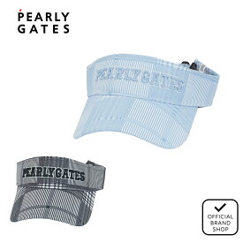 【正規販売店】[PEARLY GATES] チェック柄バイザー (UNISEX) キャップ 帽子 ユニセックス メンズ レディース ゴルフ パーリーゲイツ 053-5187206 PAMG558F ヤマニゴルフ