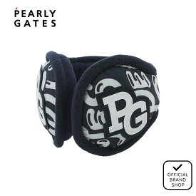 【正規販売店】[PEARLY GATES] ぷにぷにロゴ柄イヤマフ (UNISEX) ユニセックス メンズ レディース ゴルフ イヤーマフ 耳当て パーリーゲイツ 053-5283102 PAMG58EF ヤマニゴルフ