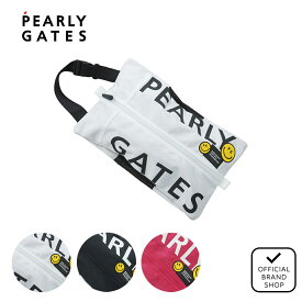 【正規販売店】[PEARLY GATES] ロゴ×PG SMILEシューズケース (UNISEX) ゴルフバッグ シューズケース ゴルフ バッグ パーリーゲイツ 053-5984353 PAMG5CRF ヤマニゴルフ