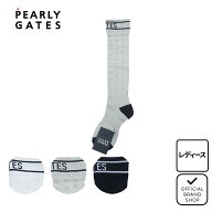 【正規販売店】[PEARLY GATES] 透かし柄ハイソックス (LADIES) レディース ゴルフ ソックス 靴下 パーリ…