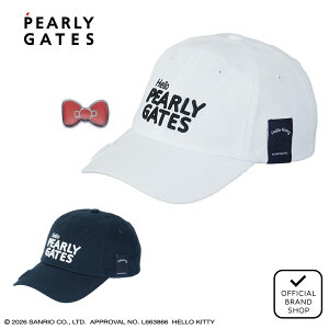 �y���K�̔��X�z�yHello Kitty×PEARLY GATES�z�c�C���L���b�v (UNISEX) �L���b�v �X�q ���j�Z�b�N�X �����Y ���f�B�[�X �S���t �p�[���[�Q�C�c 053-6187331 PAMG668F ���}�j�S���t