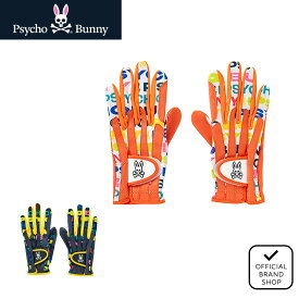 【正規販売店】[Psycho Bunny] レディース グローブ 両手用 ワンサイズ フリーサイズ レディース両手 レディース ゴルフ グローブ 手袋 サイコバニー PBMG3SG2 ヤマニゴルフ