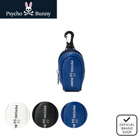 【正規販売店】[Psycho Bunny]ボールポーチ FLAGSHIP ユニセックス メンズ レディース ゴルフ ボールポーチ ボールケース サイコバニー PBMG5SE1 ヤマニゴルフ