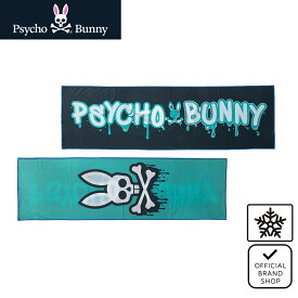 【正規販売店】[Psycho Bunny] 冷感タオル ユニセックス メンズ レディース ゴルフ タオル COOL 涼しい ひんやりグッズ 暑さ対策 熱中症対策 サイコバニー PBMG6BE2 ヤマニゴルフ