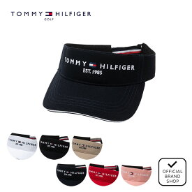 【正規販売店】[TOMMY HILFIGER GOLF] バイザー ティエイチロゴ キャップ 帽子 ユニセックス メンズ レディース ゴルフ バイザー トミー ヒルフィガー ゴルフ THMB3F52 ヤマニゴルフ