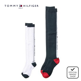 【正規販売店】ニーハイソックス バックロゴ レディース ゴルフ ソックス 靴下 トミー・ヒルフィガー（TOMMY HILFIGER GOLF） THMB4S06 ヤマニゴルフ