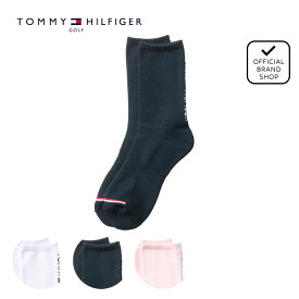 【正規販売店】ミドルソックス バーチカルロゴ レディース ゴルフ ソックス 靴下 トミー・ヒルフィガー（TOMMY HILFIGER GOLF） THMB4SCL ヤマニゴルフ