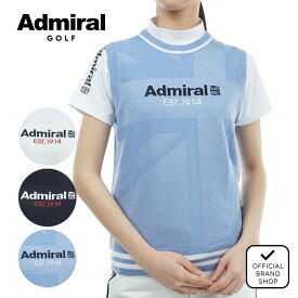 【40%OFF】【正規販売店】[Admiral GOLF] ユニオンジャック クルーベスト ゴルフウェア ベスト レディース ゴルフ ウェア アウター 春夏 アドミラル ゴルフ ADLA409 ヤマニゴルフ