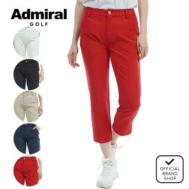 【40%OFF】【正規販売店】[Admiral GOLF] 4WAYツイル 3/4パンツ ゴルフウェア パンツ ボトムス レディース ゴルフ ウェア ストレッチ ハイテンション 撥水 スポーティー ウエストゴム アンクル丈 春夏 定番 アドミラル ゴルフ ADLA421 ヤマニゴルフ
