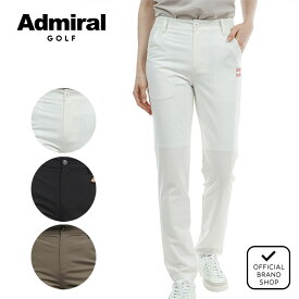 【正規販売店】[Admiral GOLF] バックディンプル ロングパンツ ゴルフウェア パンツ ボトムス レディース ゴルフ ウェア ストレッチ ハイテンション 撥水 長ズボン ウエストゴム 春夏 アドミラル ゴルフ ADLA440 ヤマニゴルフ