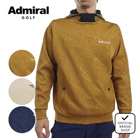 【30%OFF】【正規販売店】[Admiral GOLF] エンボスロゴ ダンボールパーカ ゴルフウェア トレーナー パーカー メンズ ゴルフ ウェア アウター 吸水速乾 通気性 涼しい 速乾 清涼感 ストレッチ ハイテンション 軽量 長袖 初秋 アドミラル ADMA451 ヤマニゴルフ