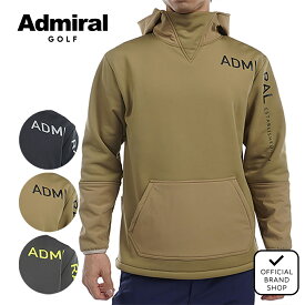 【30%OFF】【正規販売店】[Admiral GOLF] ロゴ ハイブリッドパーカー ゴルフウェア トレーナー パーカー メンズ ゴルフ ウェア アウター 軽量 耐摩擦性 スポーティー 軽くて暖かい 軽い パフォーマンス性 アドミラルゴルフ アドミラル ゴルフ ADMA465 ヤマニゴルフ