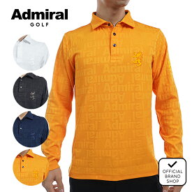 【40%OFF】【正規販売店】[Admiral GOLF] トーナルビッグランパント ロングスリーブシャツ ゴルフウェア Tシャツ メンズ ゴルフ シャツ ストレッチ ハイテンション 吸水速乾 通気性 涼しい 速乾 清涼感 スポーティー アドミラル ゴルフ ADMA475 ヤマニゴルフ