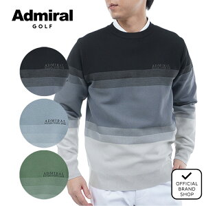 �y���K�̔��X�z[Admiral GOLF] �O���f�[�V�����{�[�_�[ �N���[�l�b�N�Z�[�^�[ �S���t�E�F�A �Z�[�^�[ �j�b�g �����Y �S���t �E�F�A �Ód�C�y�� ������� ���������� ���� �H�~ �A�h�~���� ADMA556 