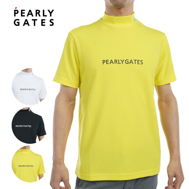 楽天市場】【PEARLY GATES】ストレッチドビー 半袖ハイネック  