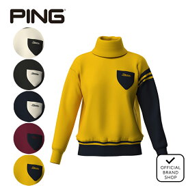 【30%OFF】【正規販売店】[PING APPAREL] オフタートルバイカラーニット (LADIES) ゴルフウェア セーター ニット レディース ゴルフ ウェア ピン 622-5275001 PILA55F ヤマニゴルフ