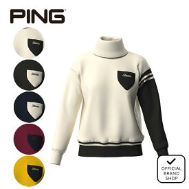【30%OFF】【正規販売店】[PING APPAREL] オフタートルバイカラーニット (LADIES) ゴルフウェア セーター ニット レディース ゴルフ ウェア ピン 622-5275001 PILA55F ヤマニゴルフ