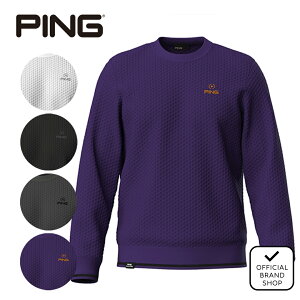 �y���K�̔��X�z[PING APPAREL] �n�`�m�X�҂݃N���[�l�b�N�j�b�g�v���I�[�o�[ PERFORMANCE (MENS) �S���t�E�F�A �Z�[�^�[ �j�b�g �����Y �S���t �E�F�A �s�� 621-5270901 PIMA573 ���}�j�S���t